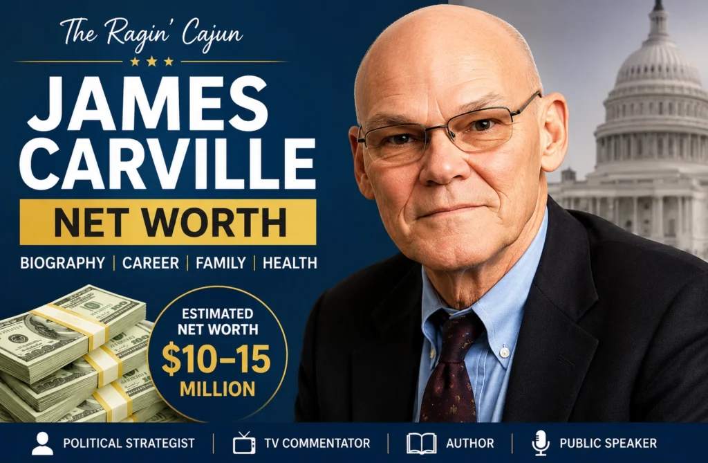 james carville net worth